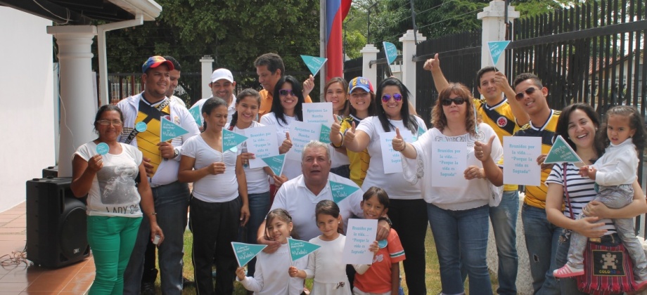 Colombianos en Barinas se unieron a la marcha por la vida