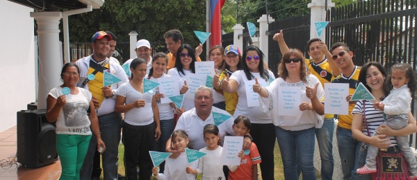 Colombianos en Barinas se unieron a la marcha por la vida